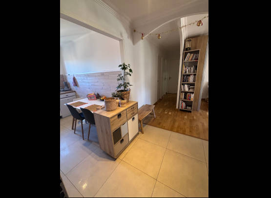 Couloir et cuisine appartement Grand Pin Antibes 68 m² 3 pièces